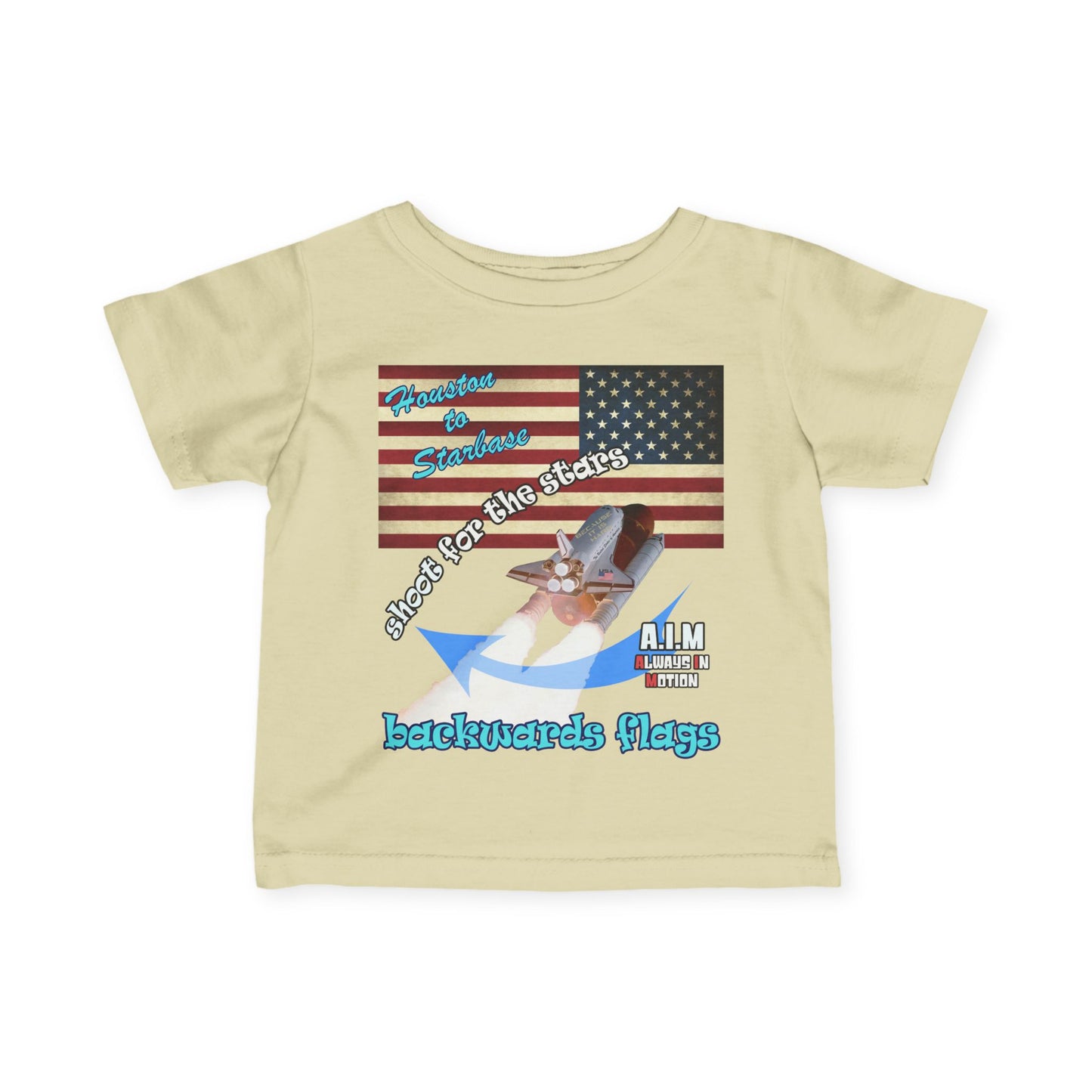 shoot for the stars - Infant Fine Jersey Tee
