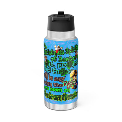 christmas spirits of boston - Gator Tumbler, 32oz  (light blue-purple wave)