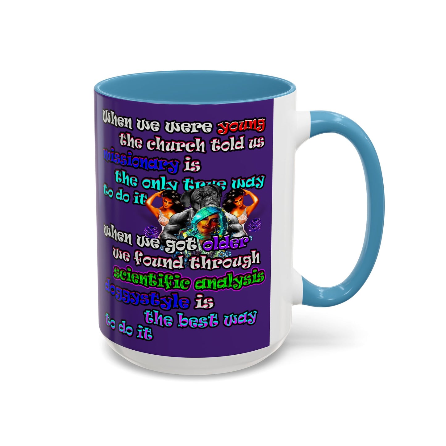 doggystyle - Accent Mug (purple)