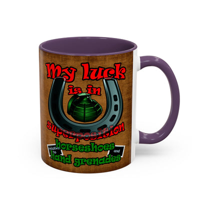 my luck - Accent Mug (brown papyrus)