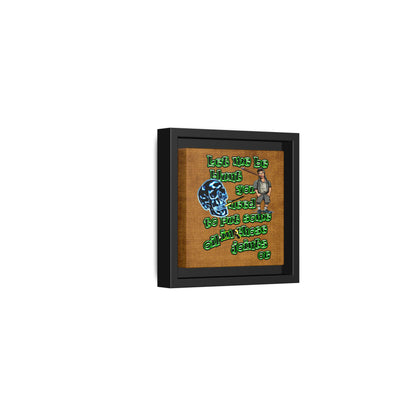 og - framed canvas art (brown papyrus)
