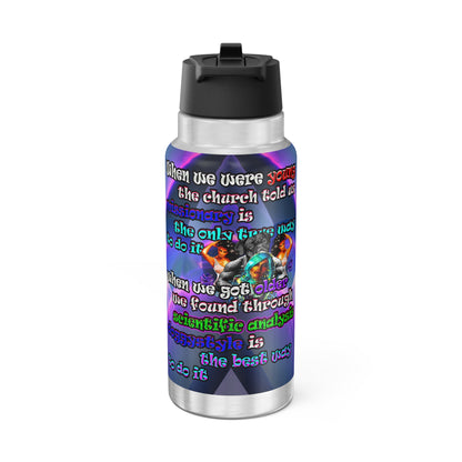 doggystyle - Gator Tumbler, 32oz  (grey-pink wave)