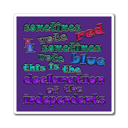 declaration of the independents - Magnets - (purple)