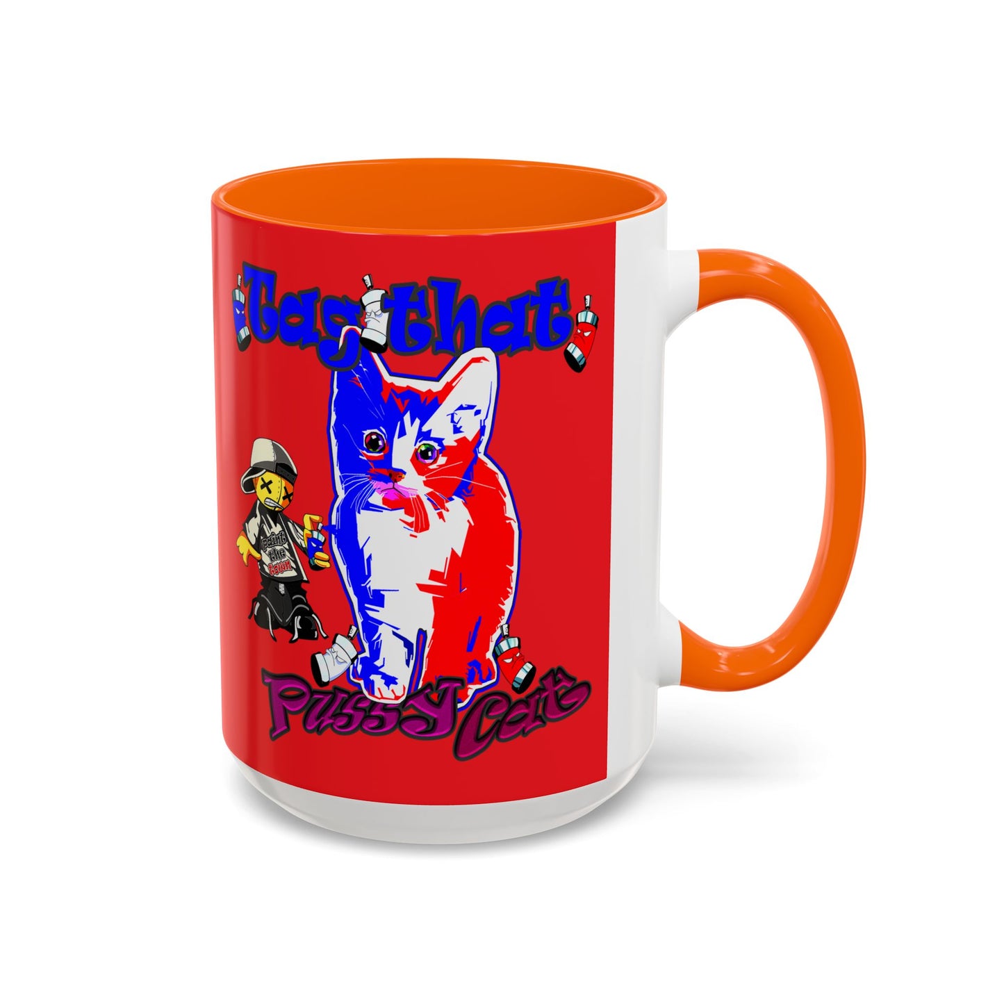 tag that - Accent Mug (red)