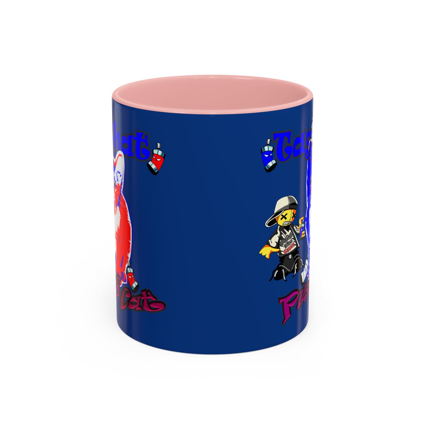 tag that - Accent Mug (dark blue)
