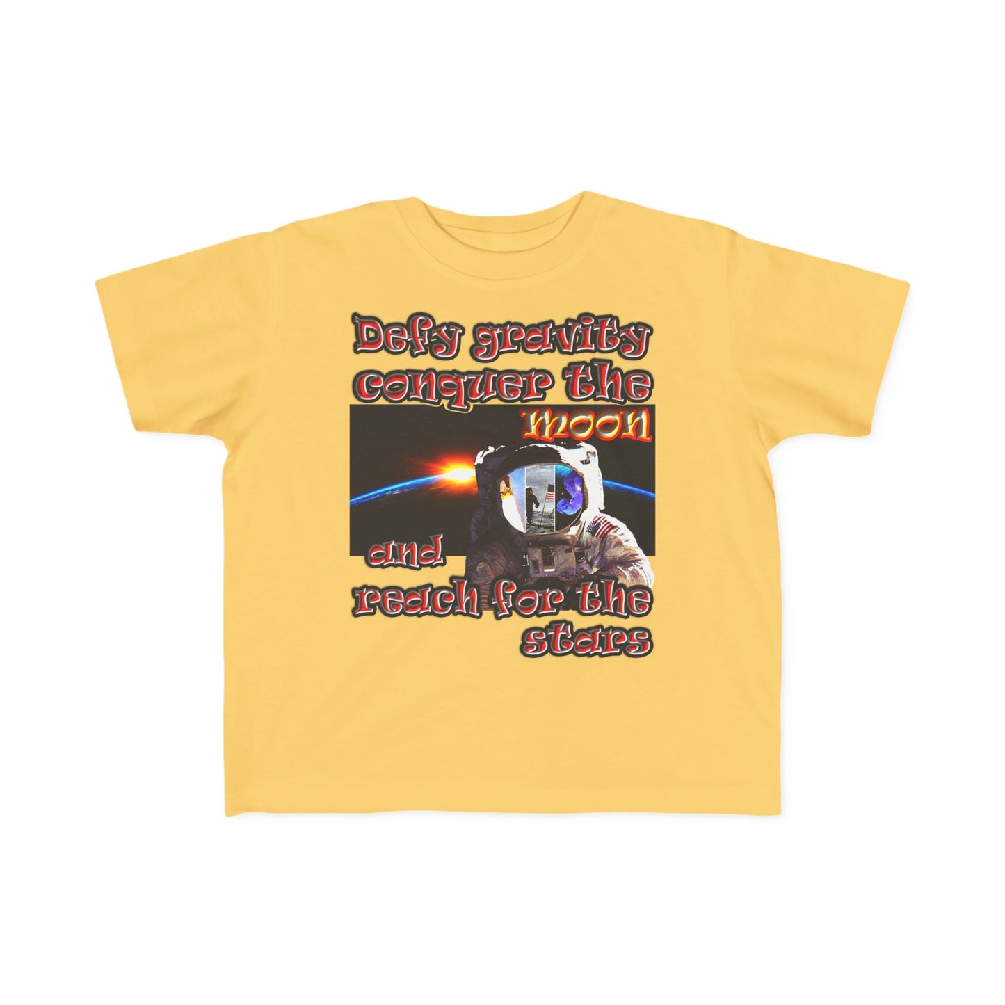 defy conquer reach - Toddler's Fine Jersey Tee