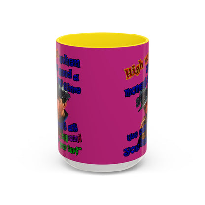 high noon - Accent Mug (pink)