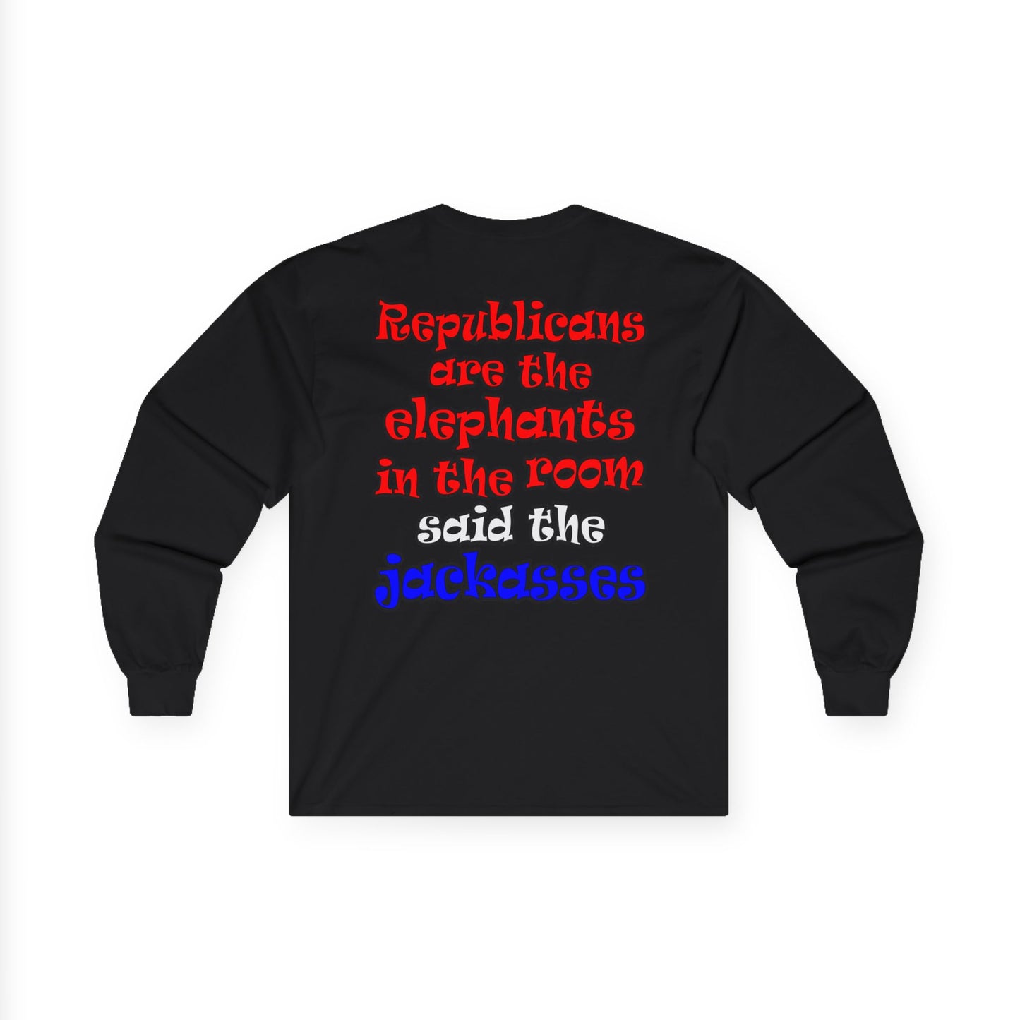 donkeys and elephants - Ultra Cotton Long Sleeve Tee