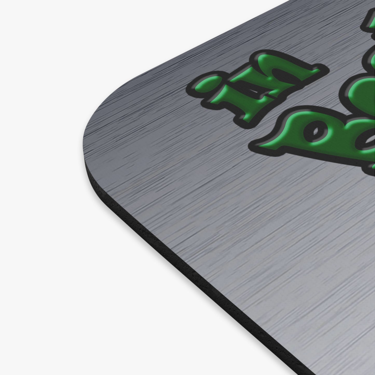 celtics logo - Mouse Pad (Rectangle) (brushed nickel)