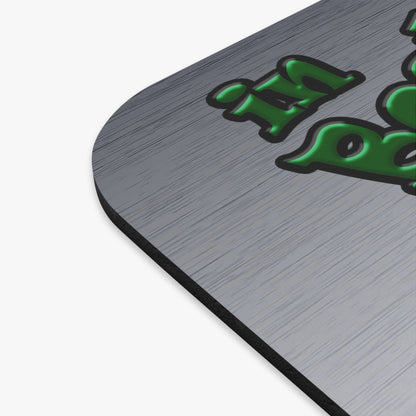 celtics logo - Mouse Pad (Rectangle) (brushed nickel)
