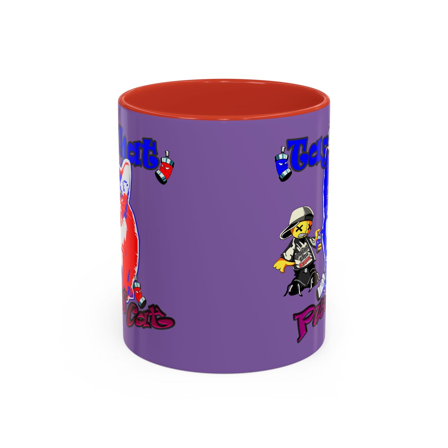 tag that - Accent Mug (light purple)