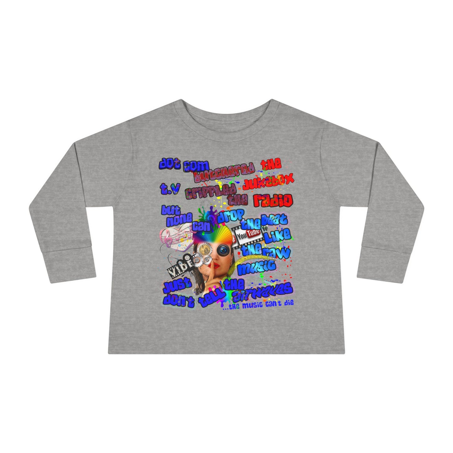 drop the beat - Toddler Long Sleeve Tee