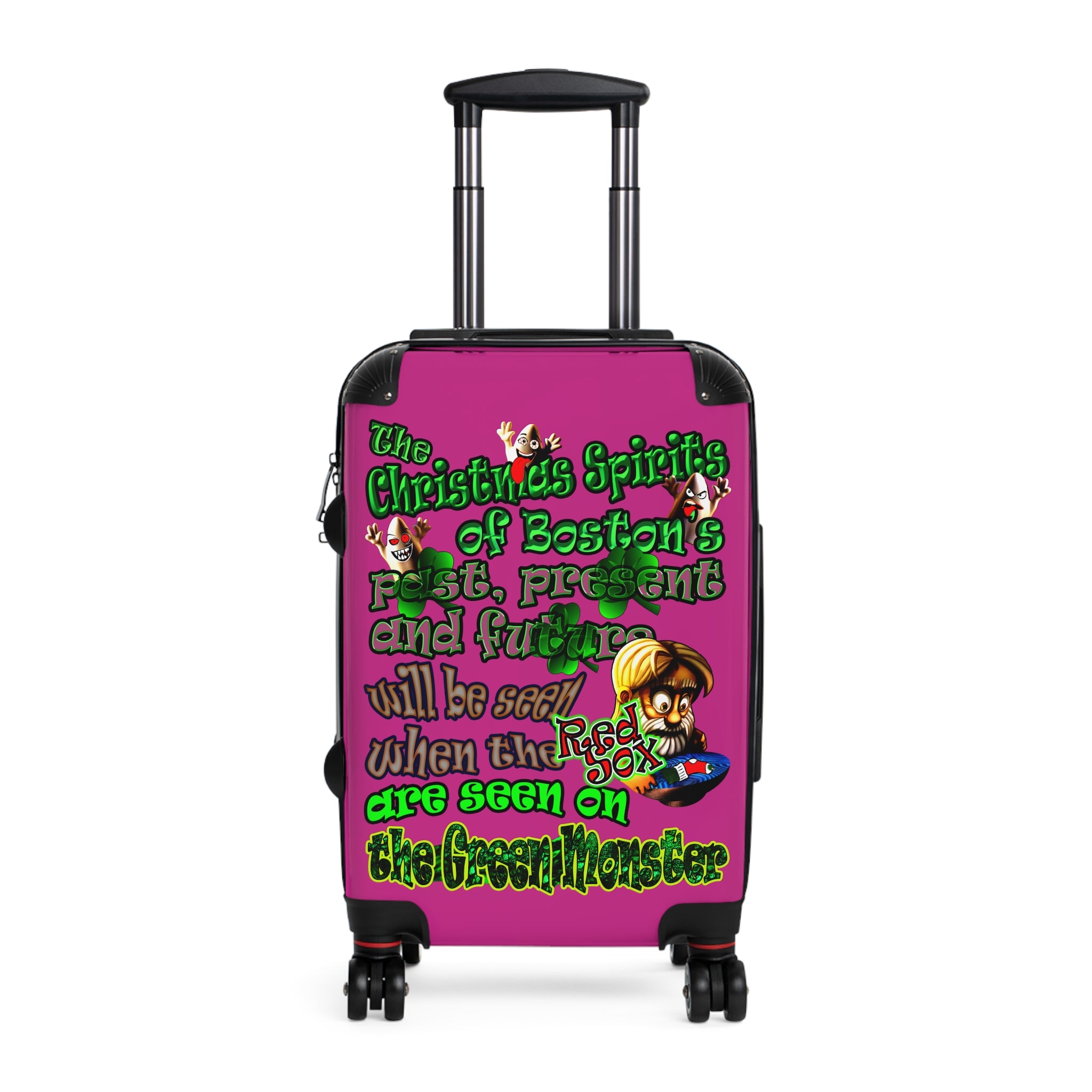 christmas spirits of boston - Suitcase (pink)