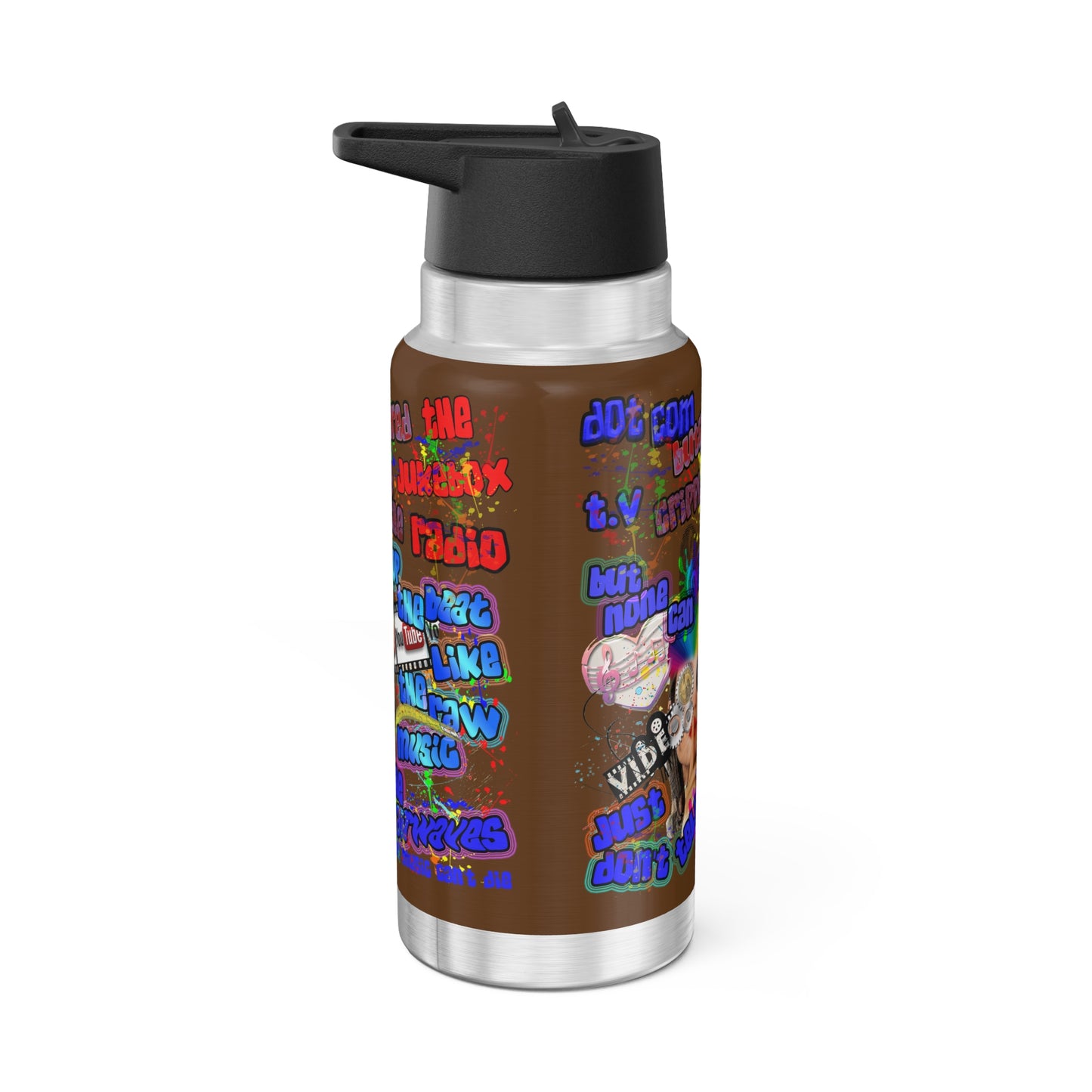 drop the beat - Gator Tumbler, 32oz (brown)