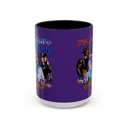 rw&b lives matter - Accent Mug (purple)