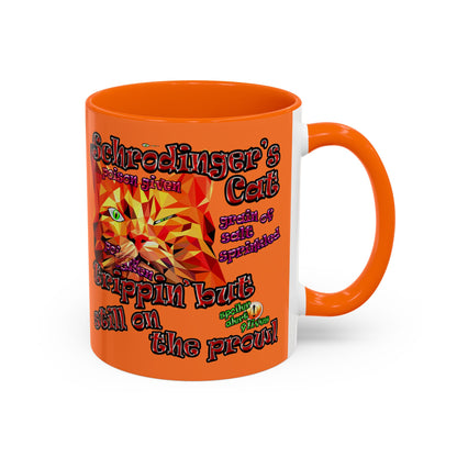 schrodinger's cat - Accent Mug (crusta)