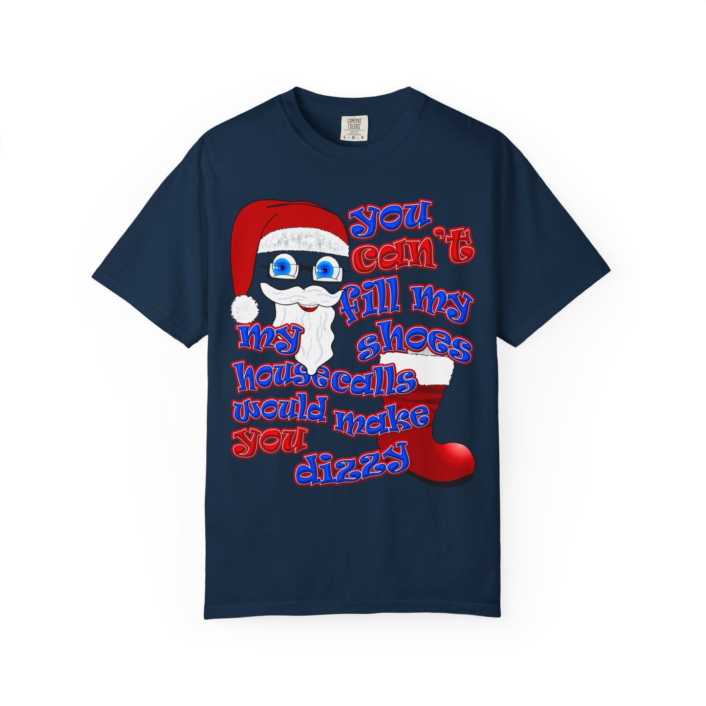 santa's shoes - Unisex Garment-Dyed T-shirt