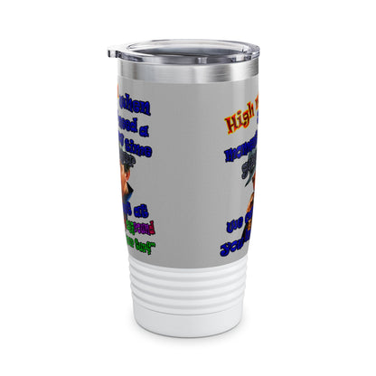 high noon - Ringneck Tumbler, 20oz (light grey)