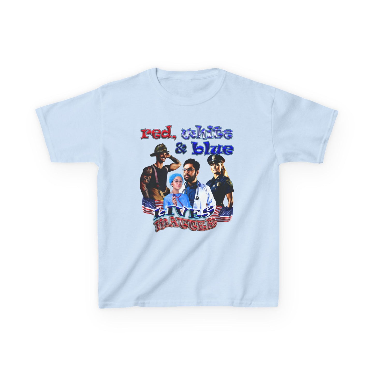 rw&b lives matter - Kids Heavy Cotton™ Tee