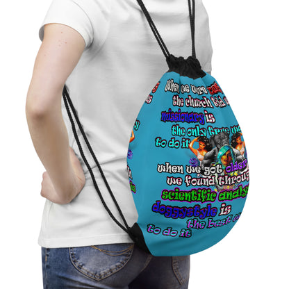 doggystyle - Drawstring Bag (turquoise)
