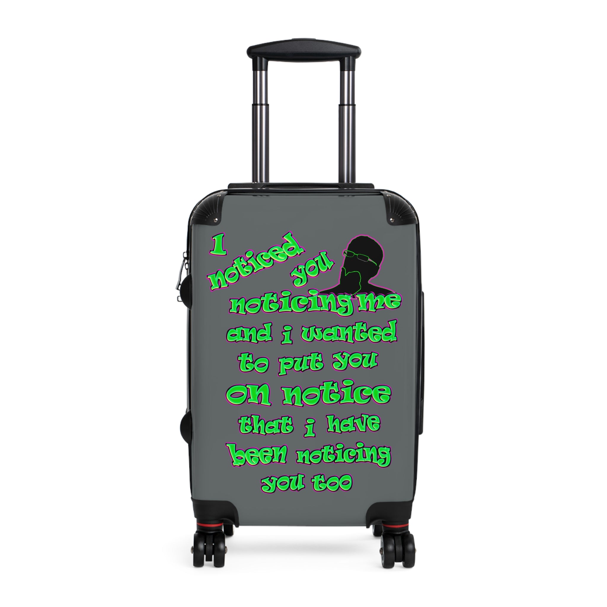 noticed you noticing - Suitcase (dark grey)