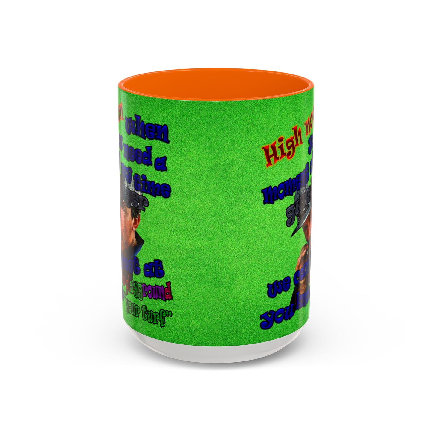 high noon - Accent Mug (green turf)