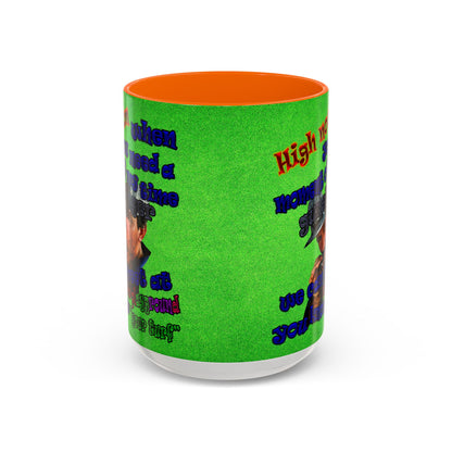 high noon - Accent Mug (green turf)
