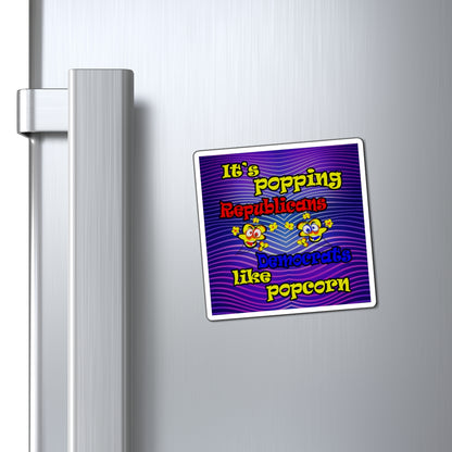 popping like popcorn - Magnets - (purple wave)