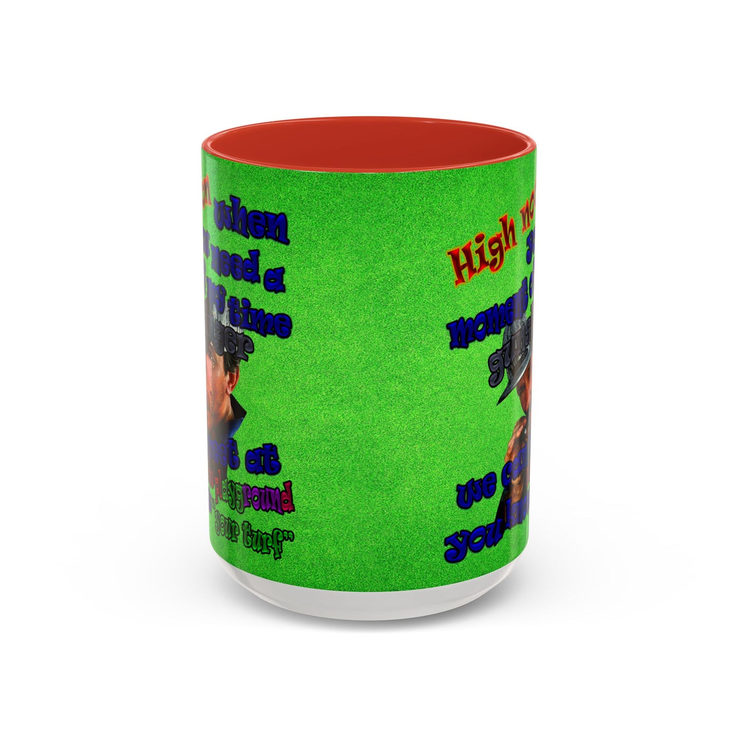 high noon - Accent Mug (green turf)