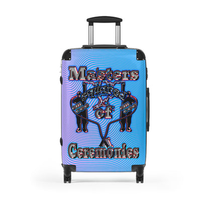 em cee squared - Suitcase (light blue-purple wave)