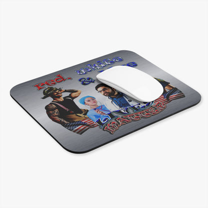rw&b lives matter - Mouse Pad (Rectangle) (brushed nickel)