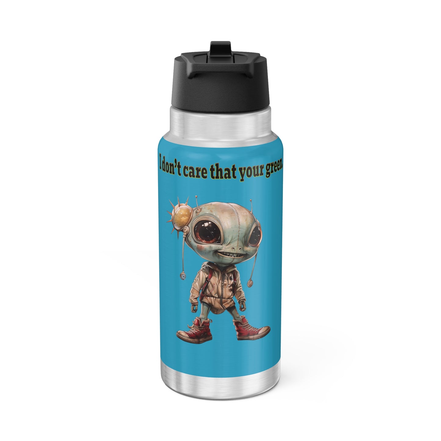 I don't care that your grey - Gator Tumbler, 32oz (turquoise)