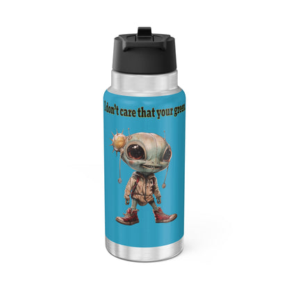 I don't care that your grey - Gator Tumbler, 32oz (turquoise)