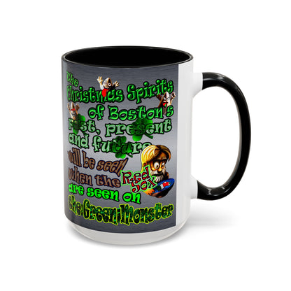 christmas spirits of boston - Accent Mug (brushed nickel)