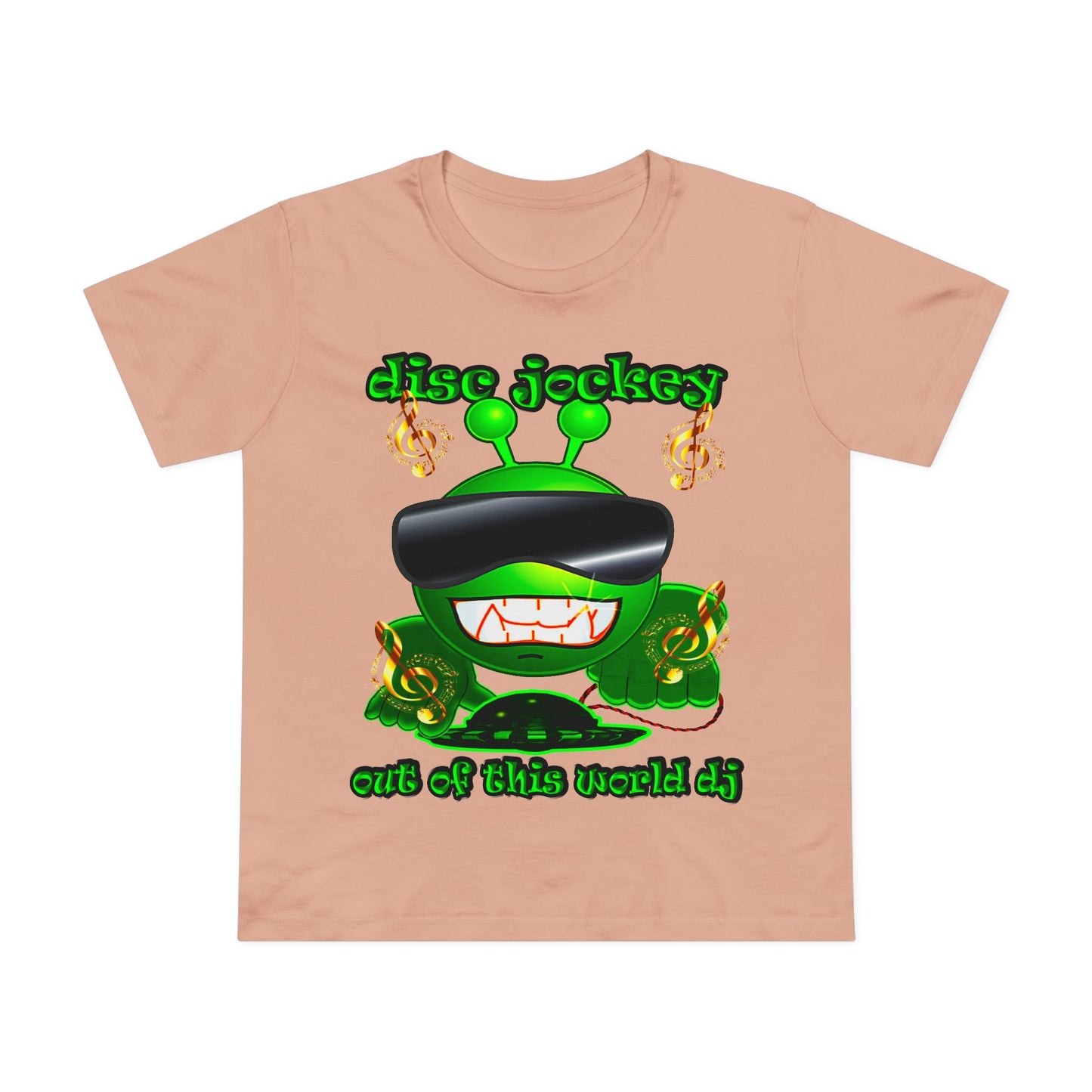 disc jockey - Women’s Maple Tee