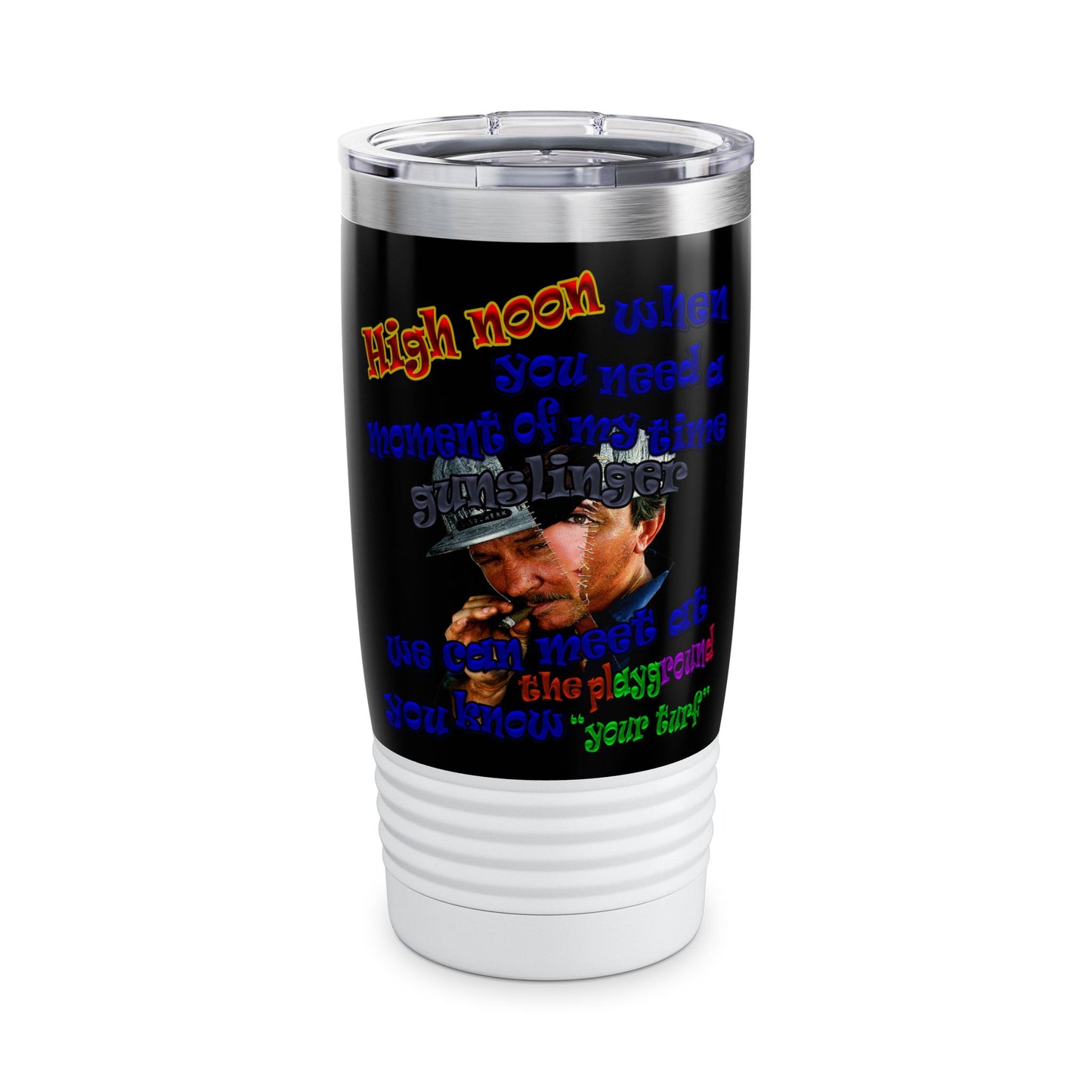 high noon - Ringneck Tumbler, 20oz (black)