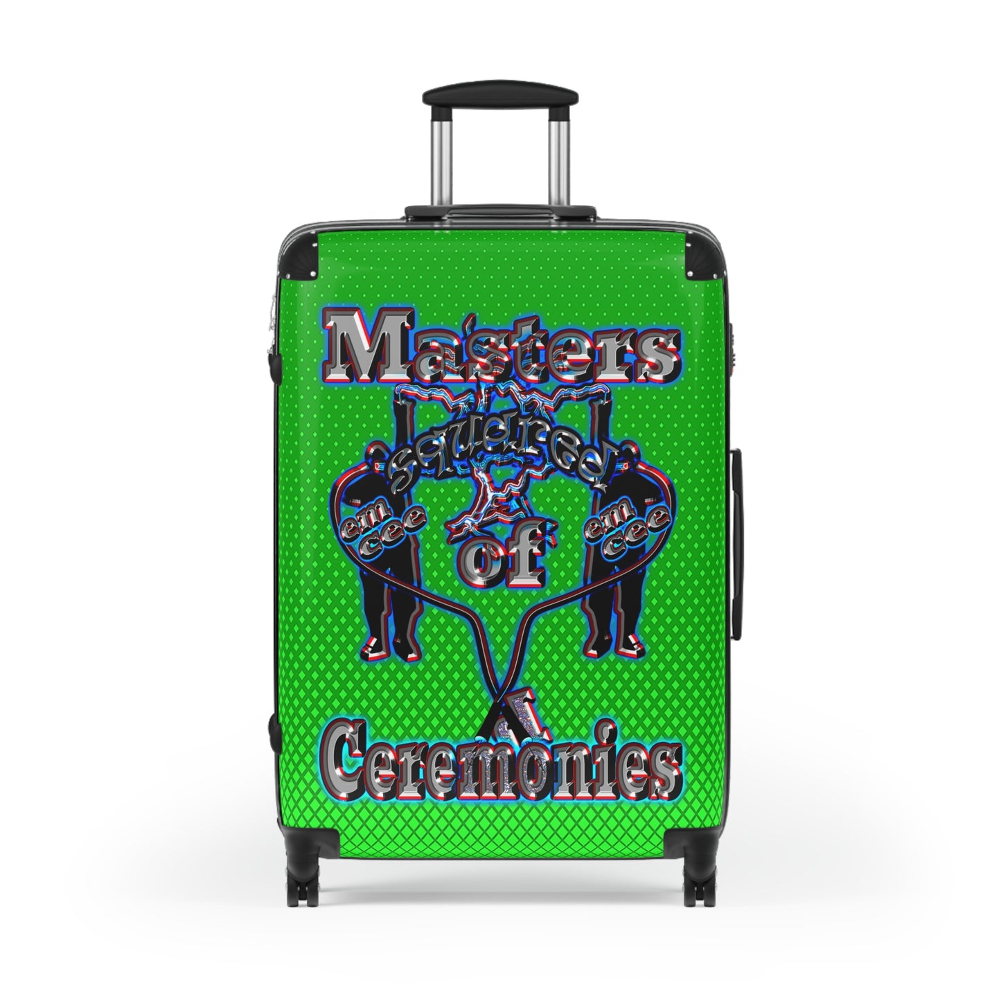 em cee squared - Suitcase (logo green)