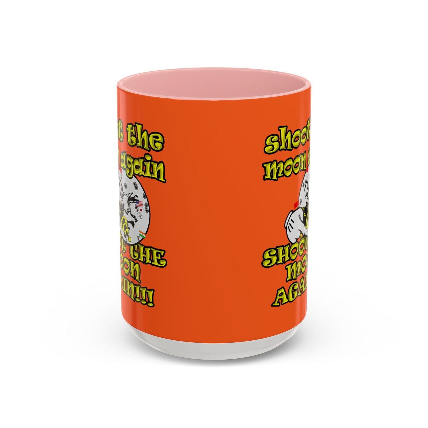 shoot the moon again - Accent Mug (orange)