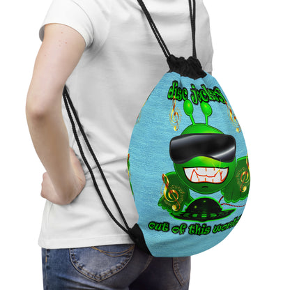 disc jockey - Drawstring Bag (faded blue)