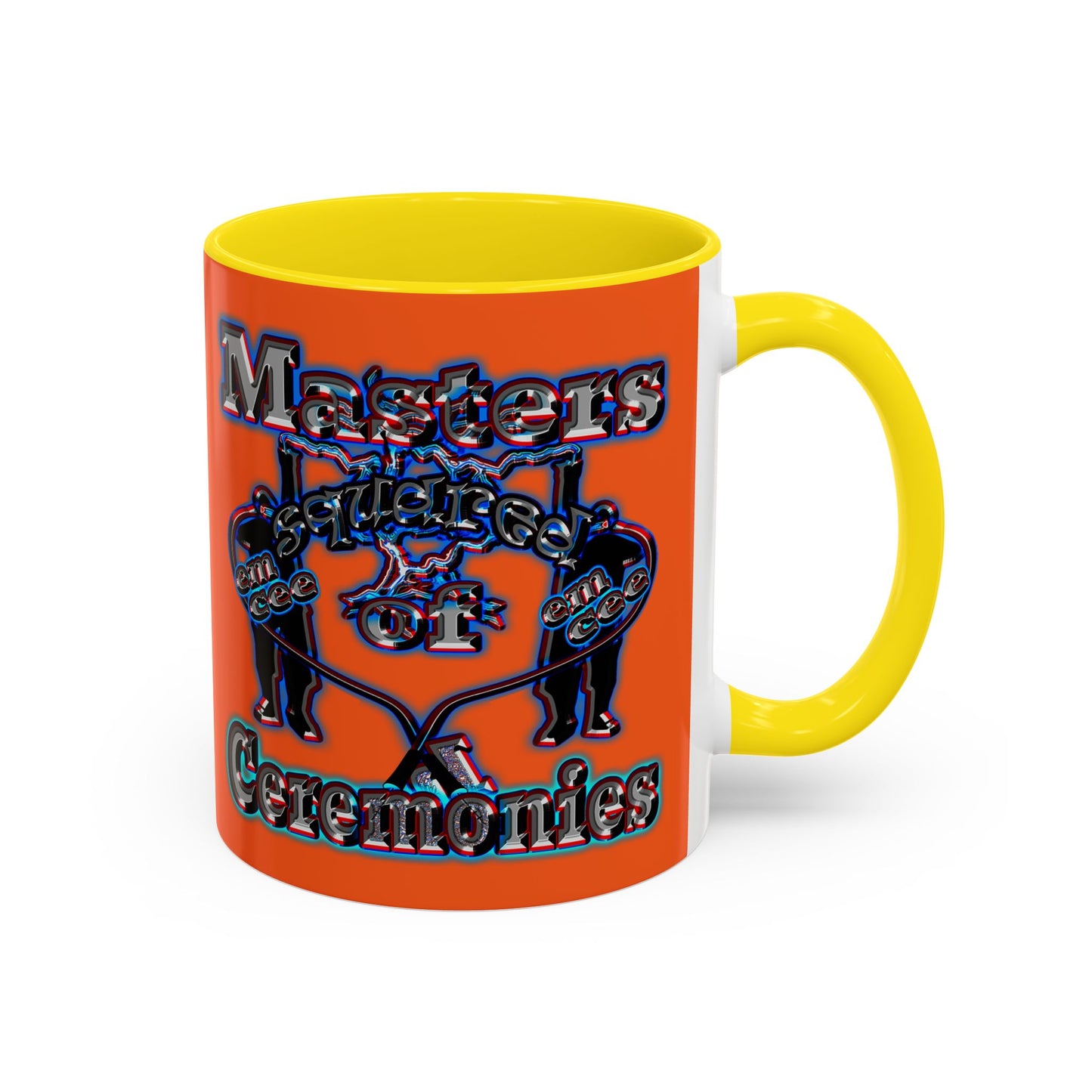 em cee squared - Accent Mug (orange)