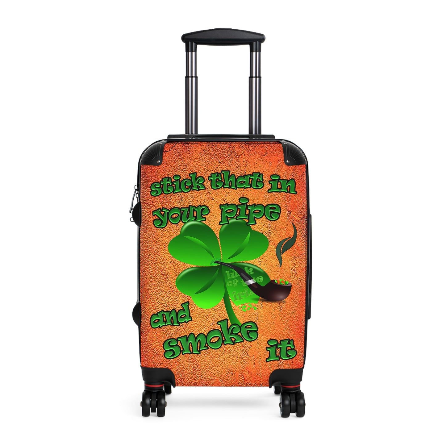stick that in your pipe and smoke it - Suitcase (burnt orange)