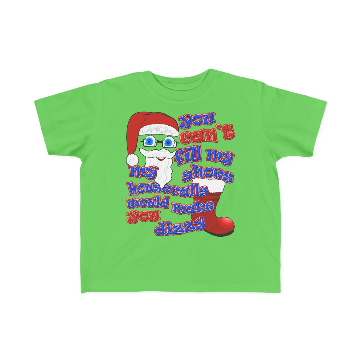 santa's shoes - Toddler's Fine Jersey Tee