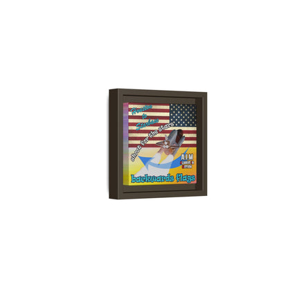 shoot for the stars - framed canvas art (color blur)