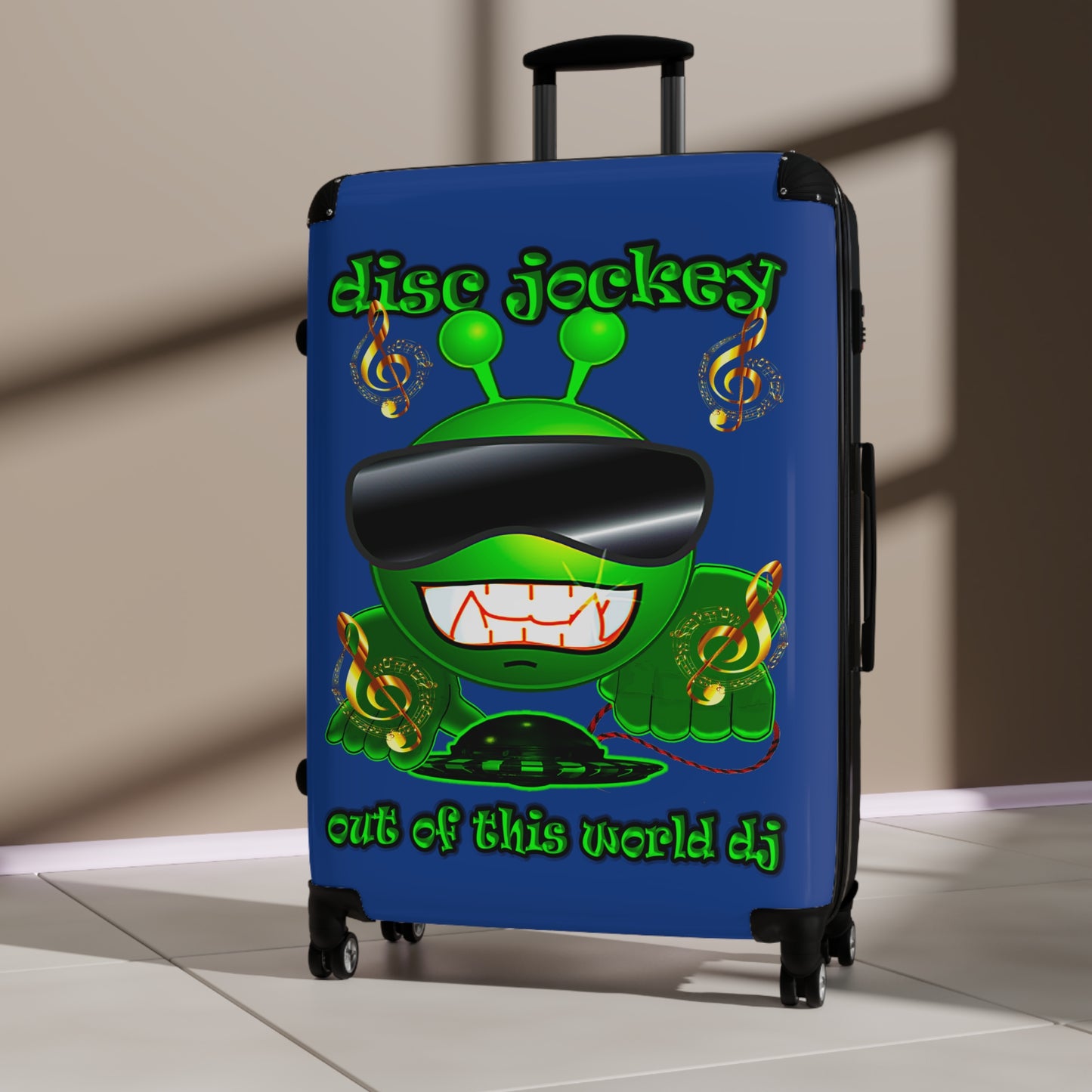 disc jockey - Suitcase (dark blue)