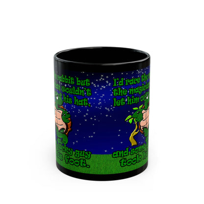 turtle race - Black Mug ('snoops' background)