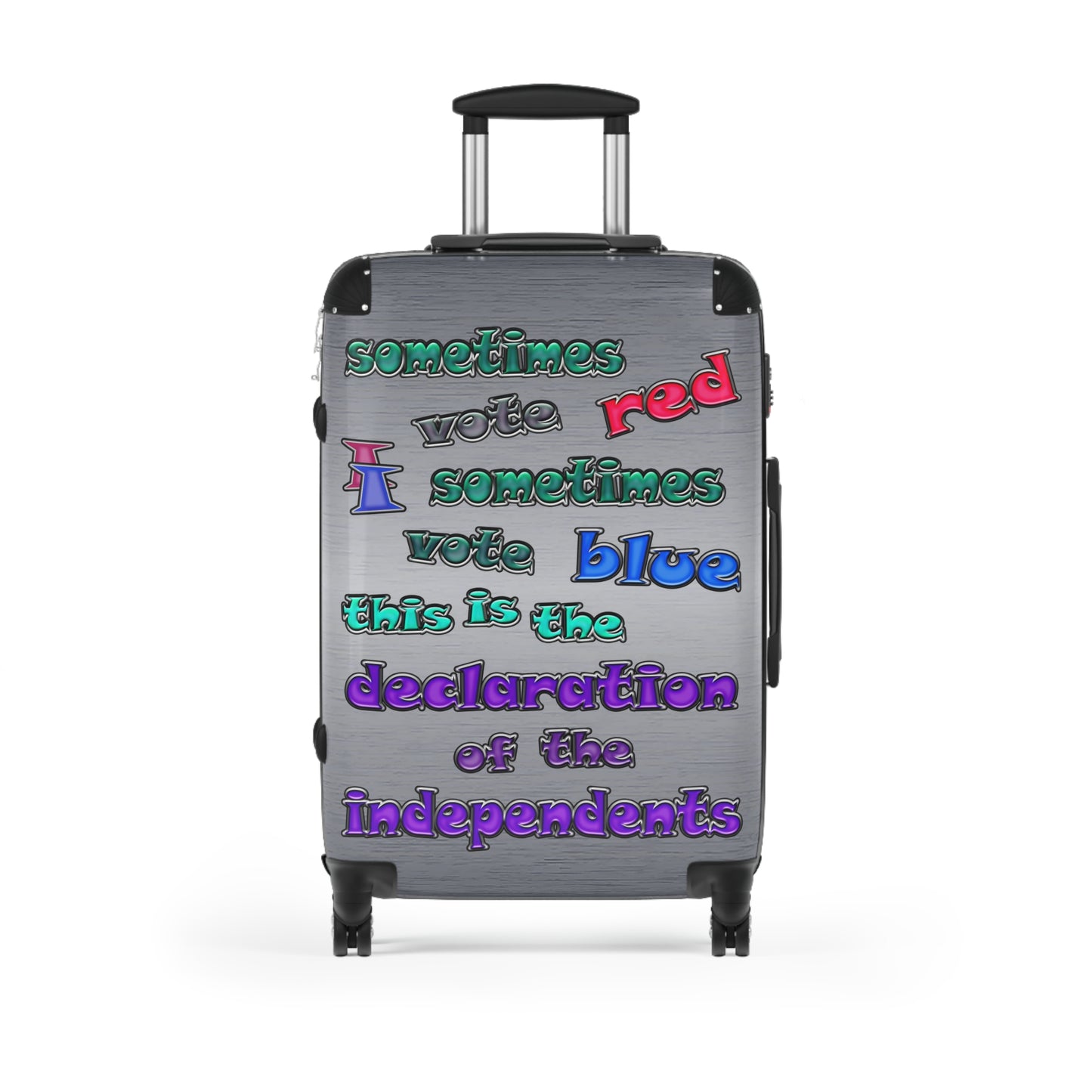 declaration of the independents - Suitcase (brushed nickel)