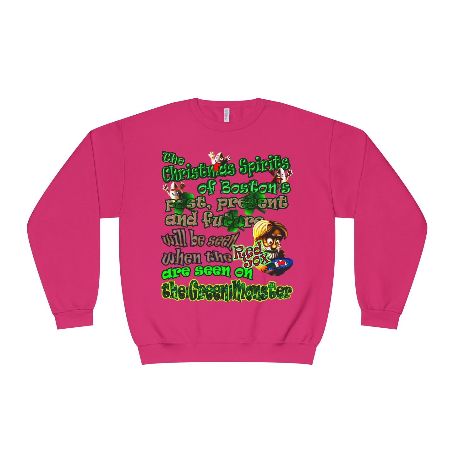 christmas spirits of boston - Unisex NuBlend® Crewneck Sweatshirt
