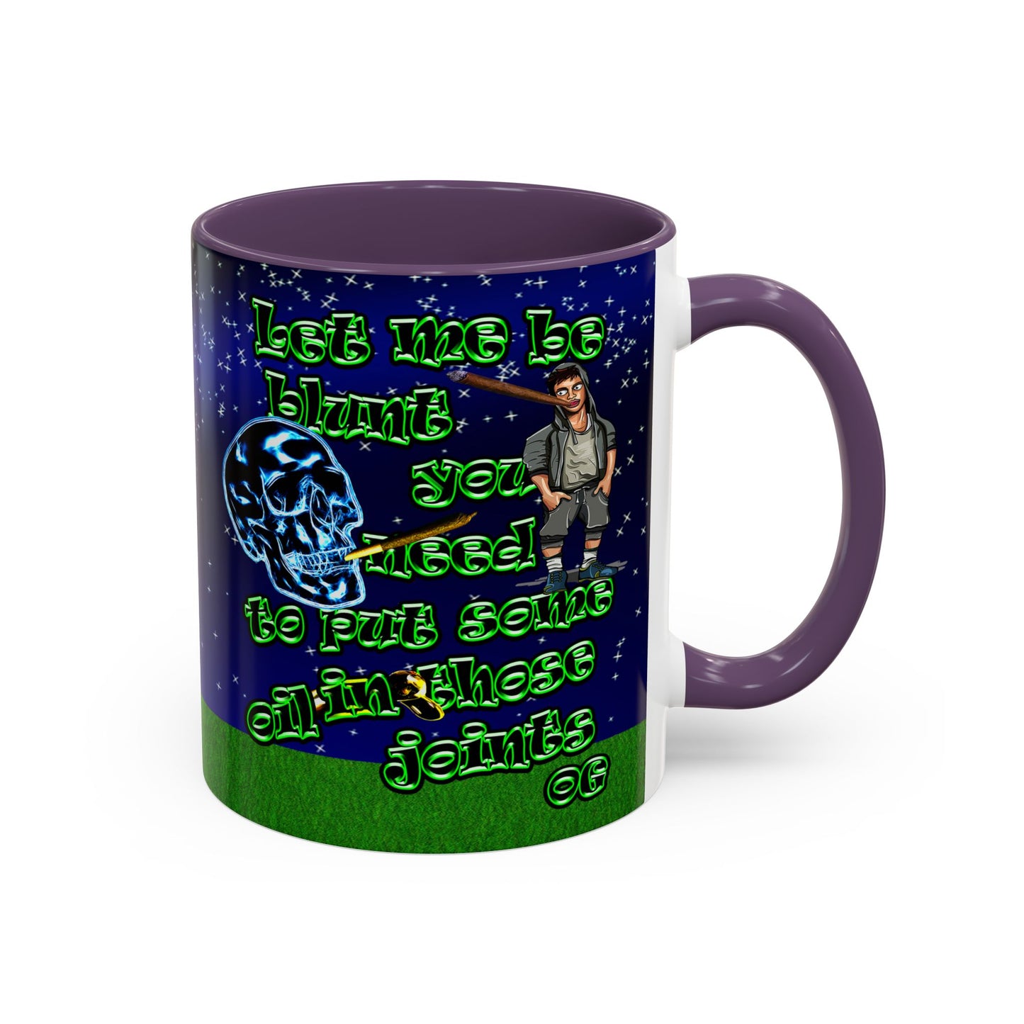 og - Accent Mug ('snoops' background)