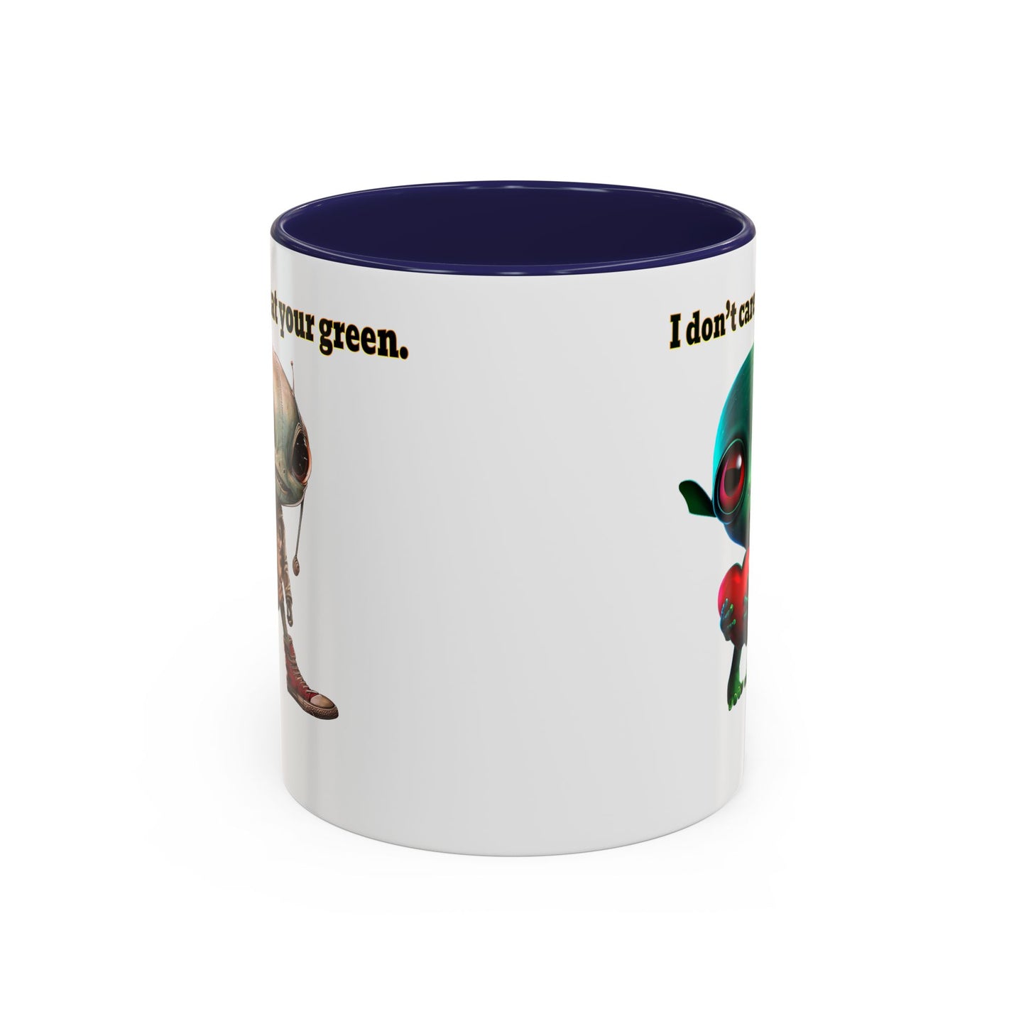 I don't care that your grey - Accent Mug (white)