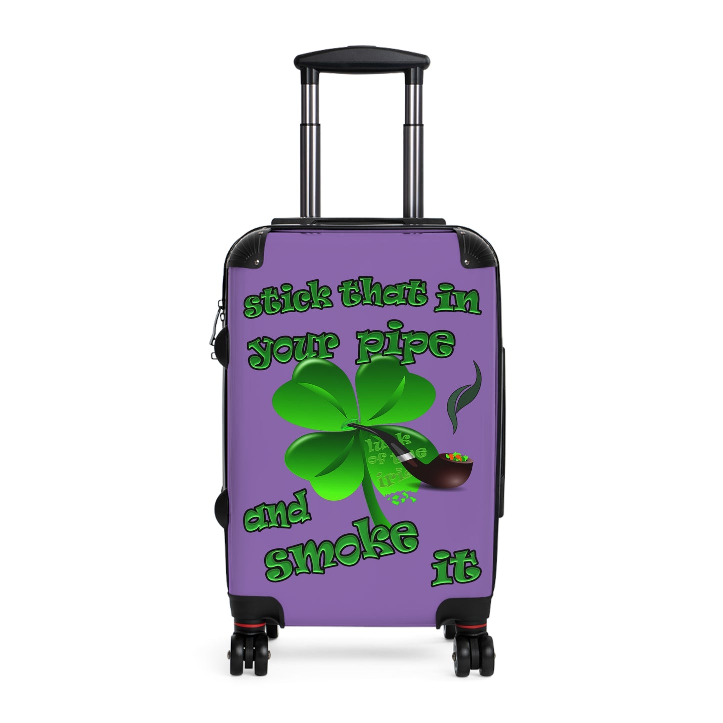 stick that in your pipe and smoke it - Suitcase (light purple)